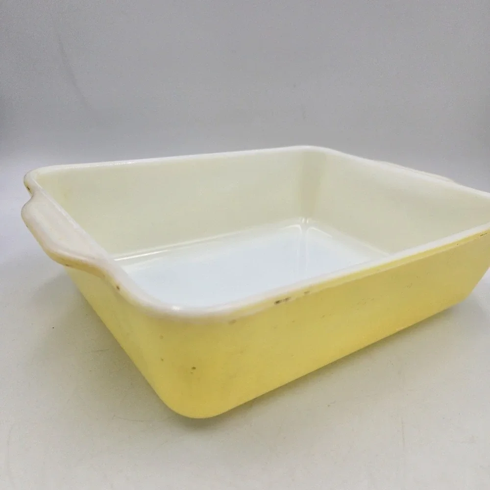 Vintage Pyrex 503-B Yellow 1-1/2‎ Qt Rectangular Casserole Baking Dish NO LID